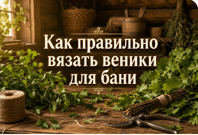 How to Tie a Sauna Whisk